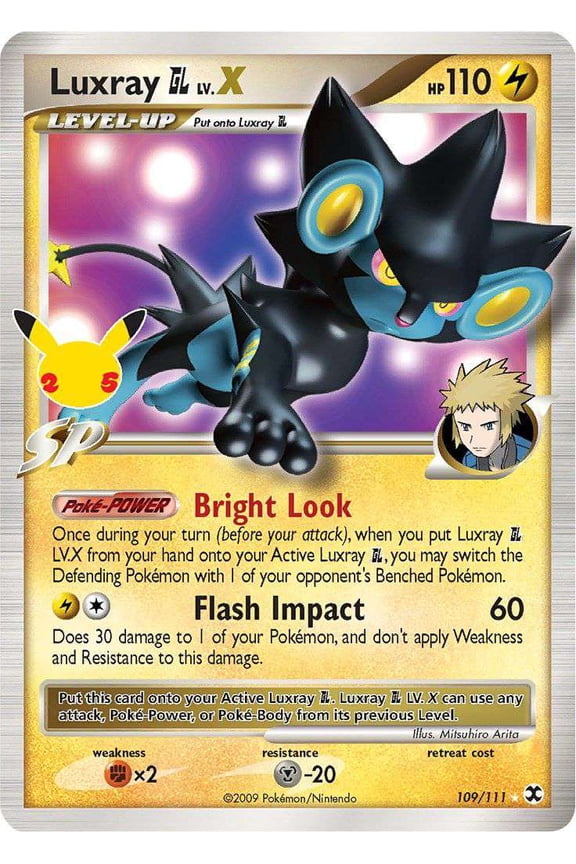 Pokemon Celebrations Classic Collection Luxray GL LV.X #109