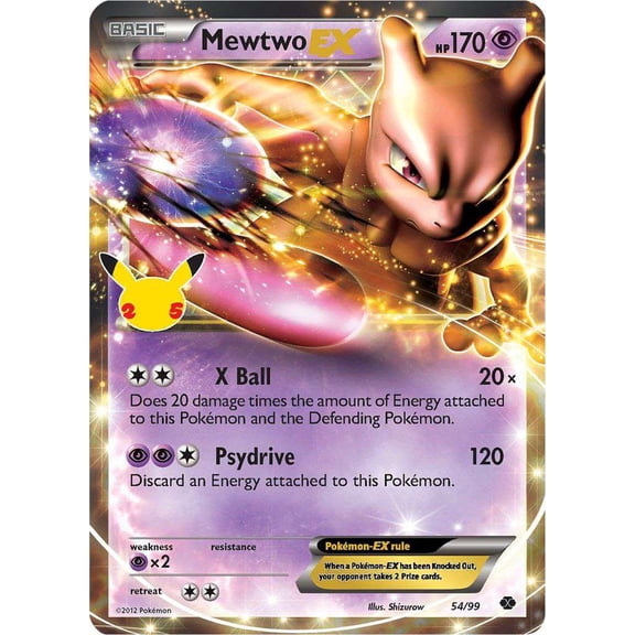 Pokemon Celebrations Classic Collection Mewtwo EX #54