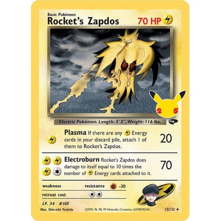 Pokemon Celebrations: Classic Collection Rocket's Zapdos #15