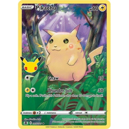 Pokemon Celebrations Holo Rare Pikachu #5