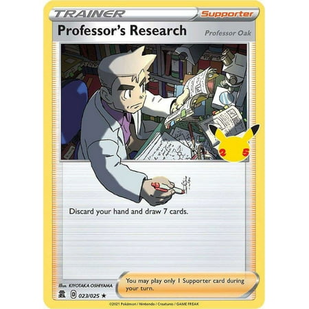 Pokemon Celebrations Holo Rare Professor's Research #23