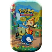 Pokemon Trading Card Game: Celebrations Mini Tin Turtwig, Chimchar & Piplup Mini Tin Set - 2 Celebrations Booster Packs and 1 Coin
