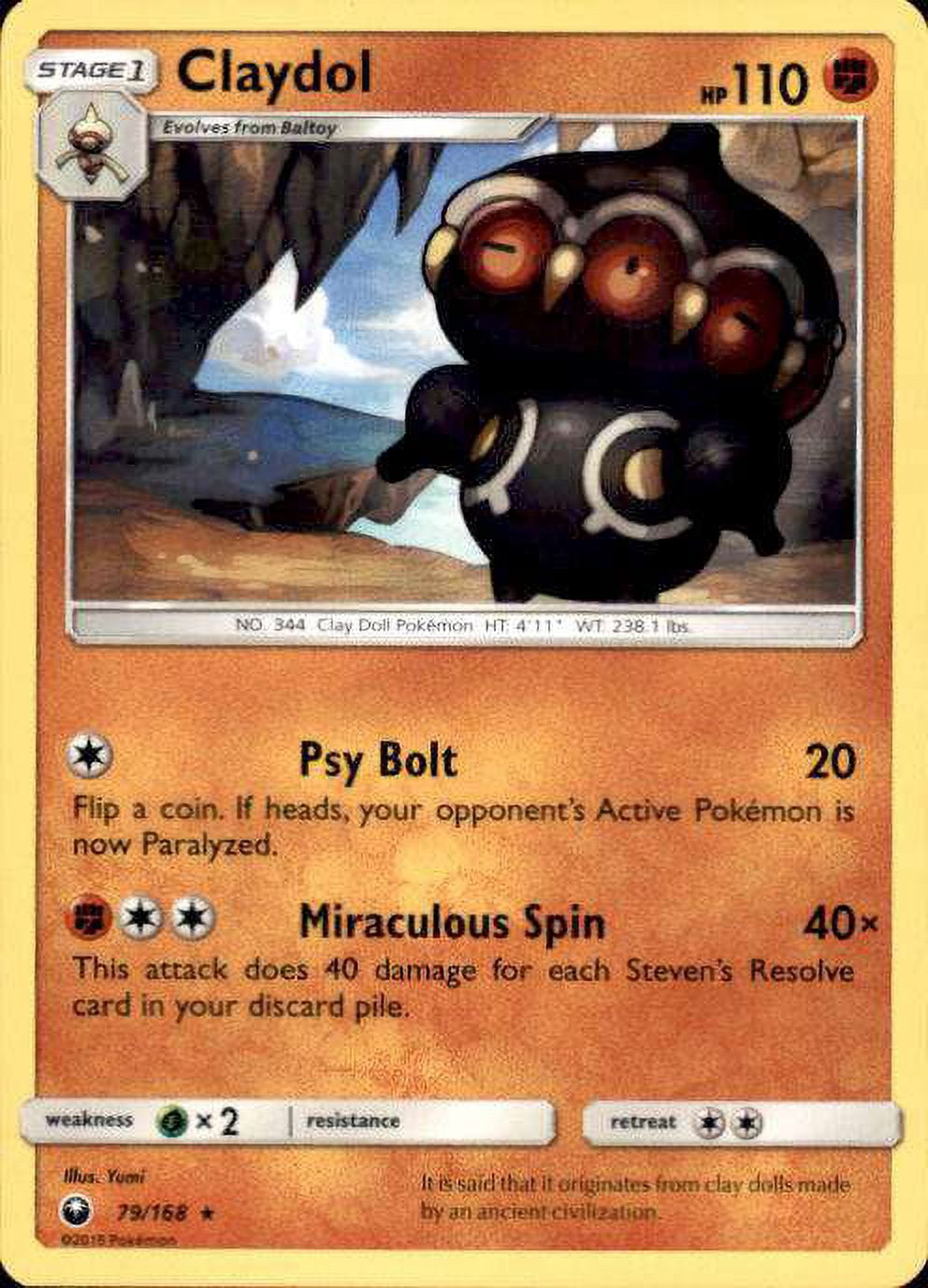 Pokemon Celestial Storm Rare Claydol #79 - Walmart.com