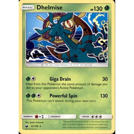 Pokemon Celestial Storm Rare Dhelmise #22