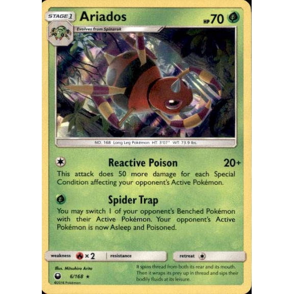 Pokemon Celestial Storm Holo Rare Rare Holo Ariados #6