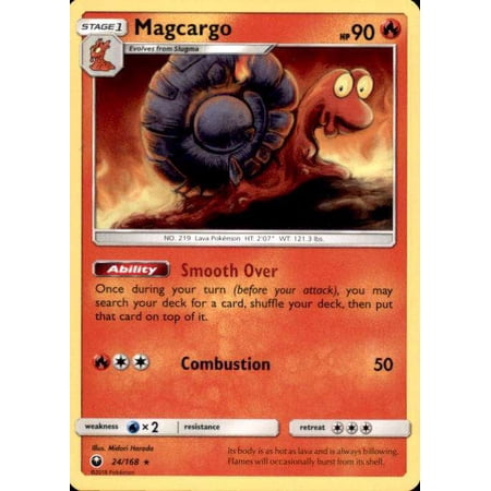 Pokemon Celestial Storm Rare Magcargo #24