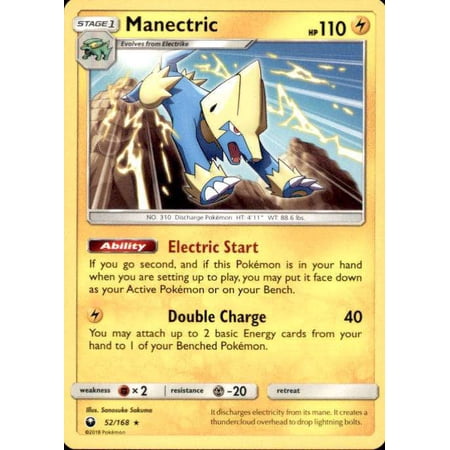 Pokemon Celestial Storm Rare Manectric #52