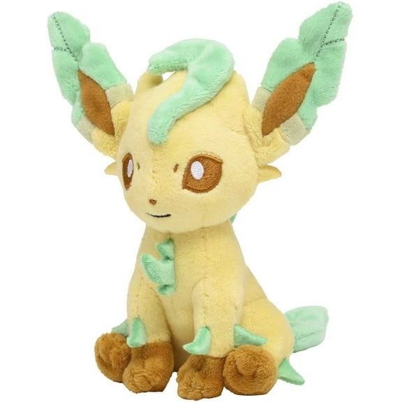 Pokemon Center: Sitting Cuties: Leafeon Plush # 470 - Generation 4 - 6 In
