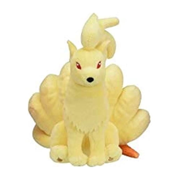 Pokemon Center: Sitting Cuties: Ninetales Plush # 38 - Generation 1 - 6 In