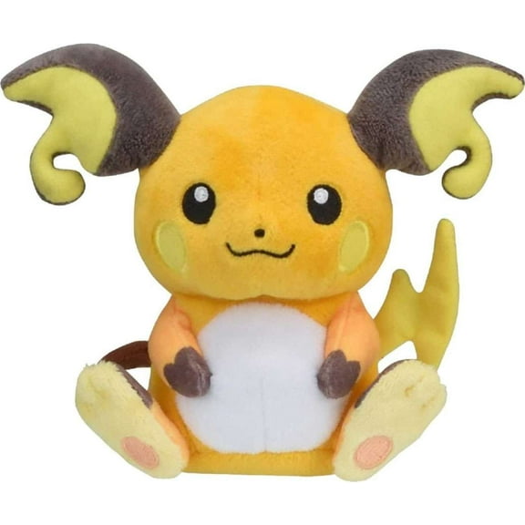 Pokemon Center: Sitting Cuties: Raichu Plush # 26 -  Generation 1 - 6 In