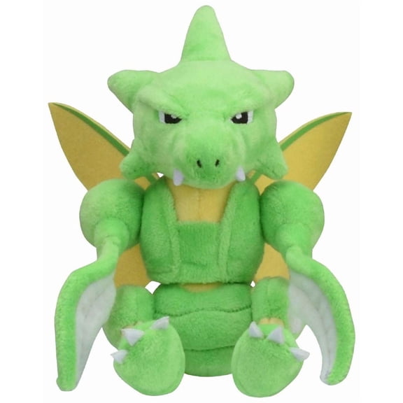 Pokemon Center: Sitting Cuties: Scyther Plush # 123 -  Generation 1 - 6 In