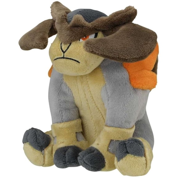 Pokemon Center: Sitting Cuties: Terrakion Plush # 639 - Generation 5 - 6 In