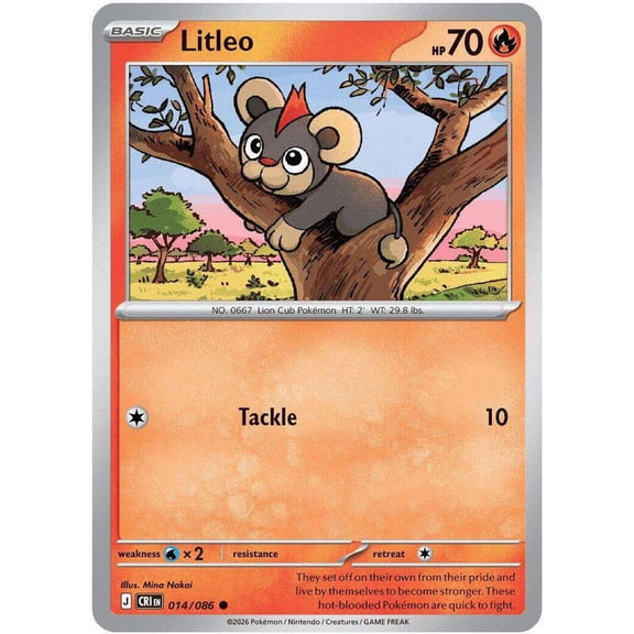 Pokemon Chaos Rising Common Litleo #14