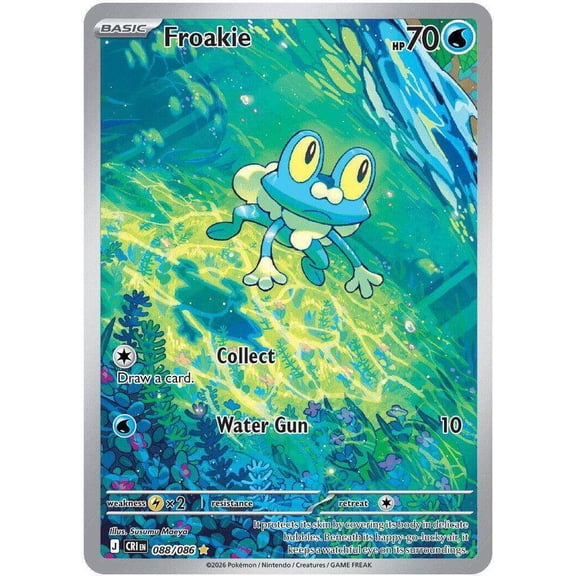 Pokemon Chaos Rising Illustrator Rare Froakie #88