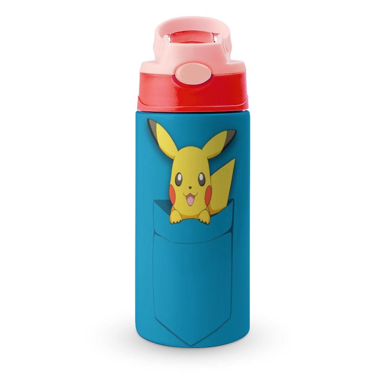 Kids Pokemon Character Boxes Insulated Water Bottle 12oz BPAFREE