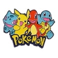thumbnail image 1 of Pokemon Characters and Name 1.75 Inches Wide Enamel Metal Pin, 1 of 1