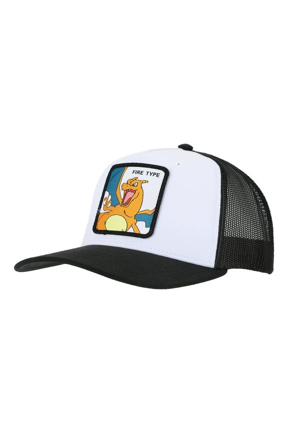 Pokemon Charizard White Trucker Hat