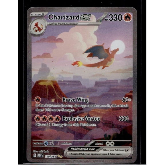 Pokemon Charizard ex 199/165