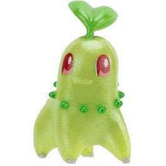 Pokemon Chikorita Mini PVC Figure (Pearlized Color Version) (No Packaging)