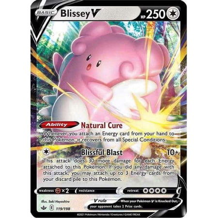 Pokemon Chilling Reign Blissey V #119