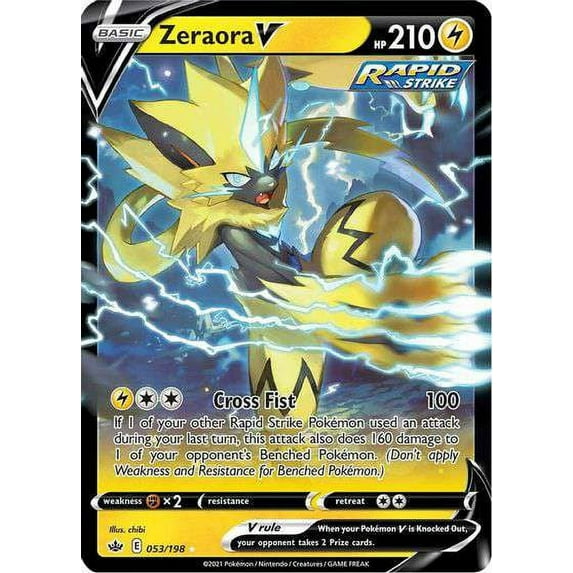 Pokemon Chilling Reign Zeraora V #53