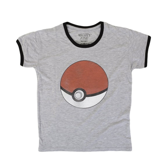 Pokemon Classic Pokeball Juniors Heather T-Shirt | S