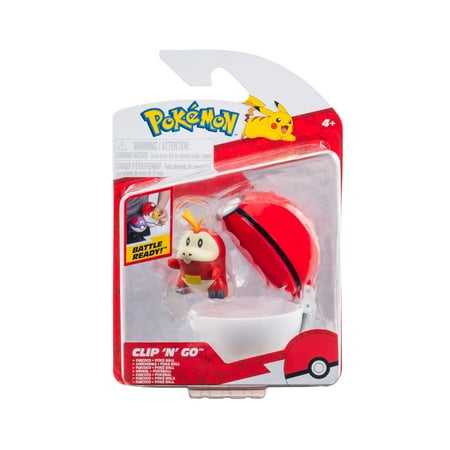 Pokemon Clip ‘N’ Go Fuecoco and Poké Ball - Includes 2 inch Battle Figure and Poké Ball Accessory