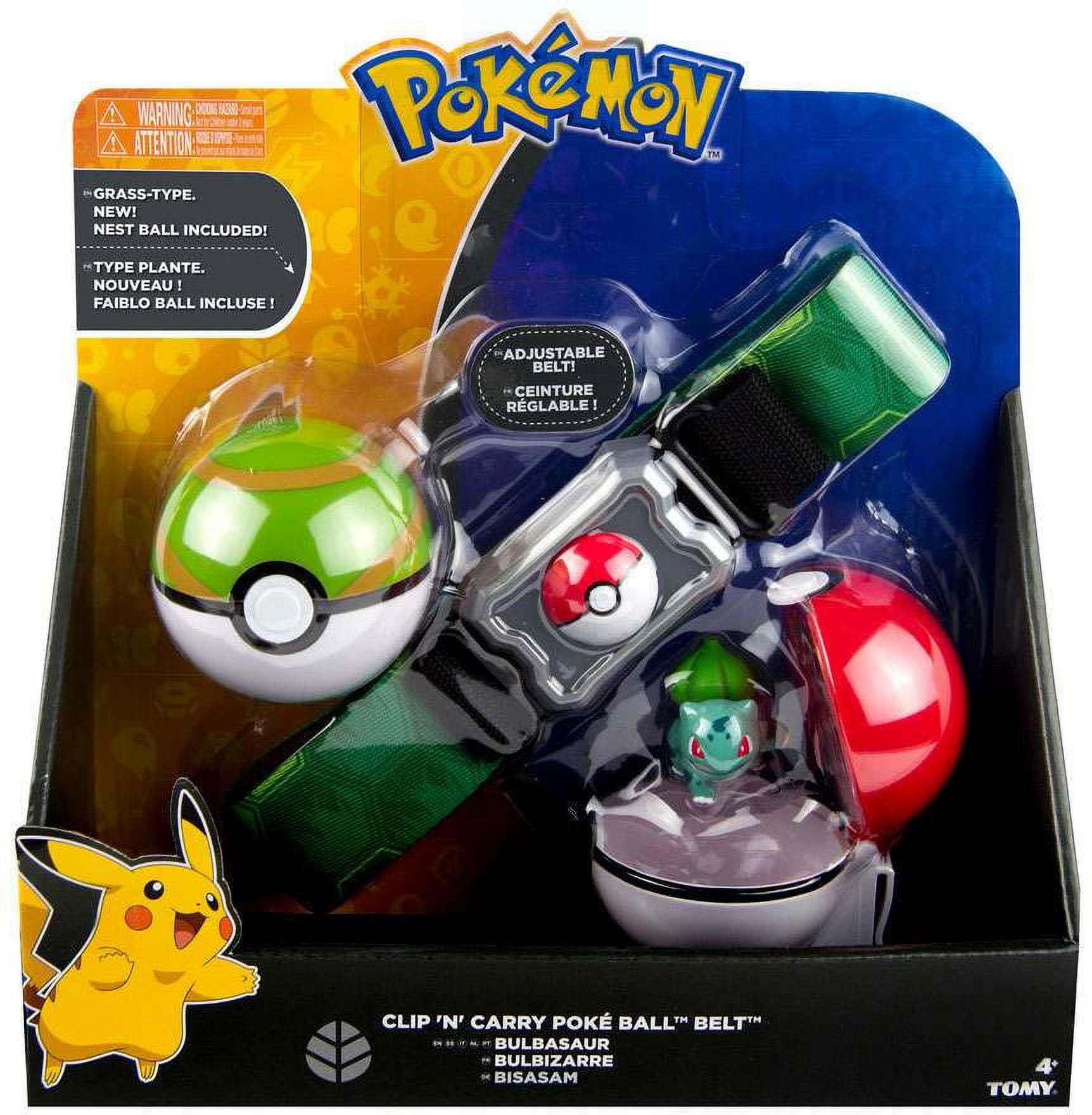 Pokémon - Ceinture Clip 'N' Go + 2 Poké Ball et 1 figurine - Modèle  aléatoire