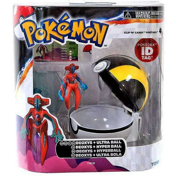 Pokemon Clip n Carry Pokeball Deoxys & Ultra Ball Figure Set