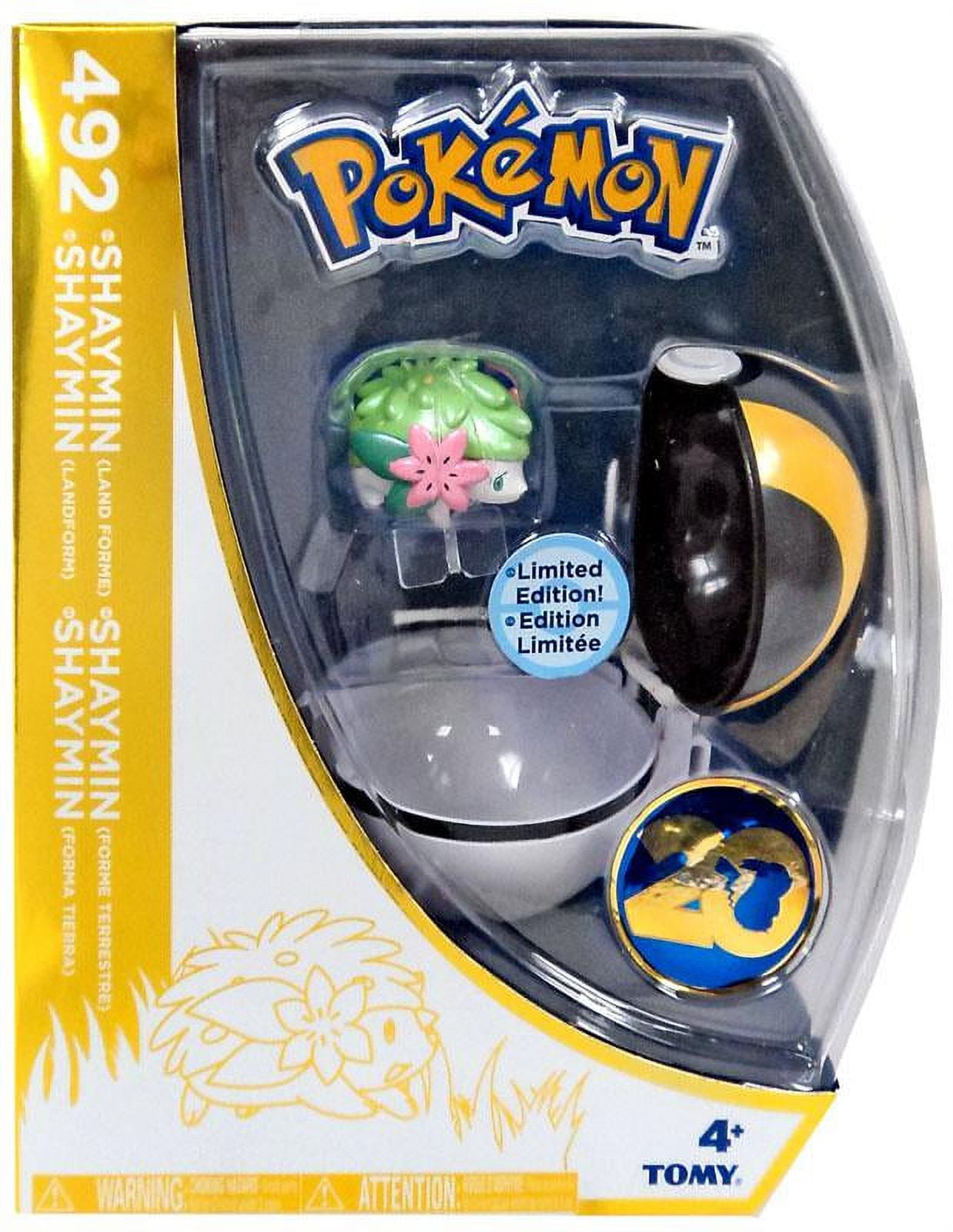 Pokemon Clip n Carry Pokeball Shaymin Figure Set 20th Anniversary 