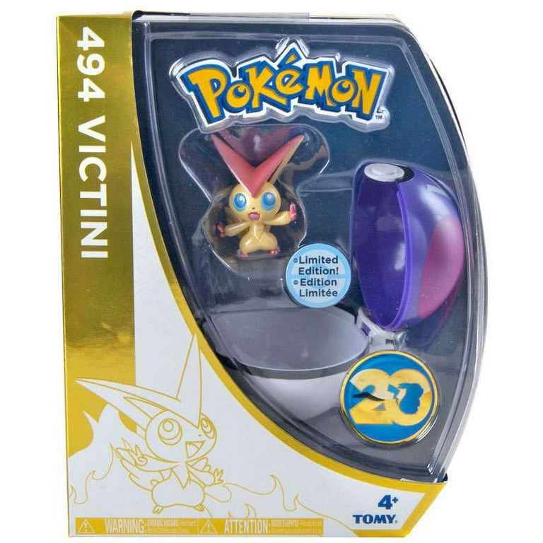 Pokemon 20th Anniversary Celebi Limited Edition Pokeball : : Toys