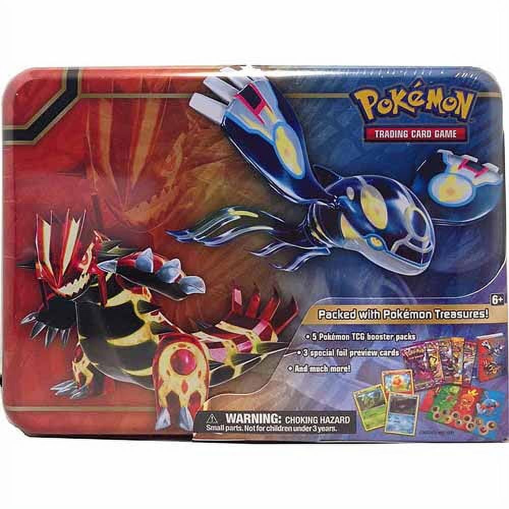 Pokemon Collectors Chest Tin Opening