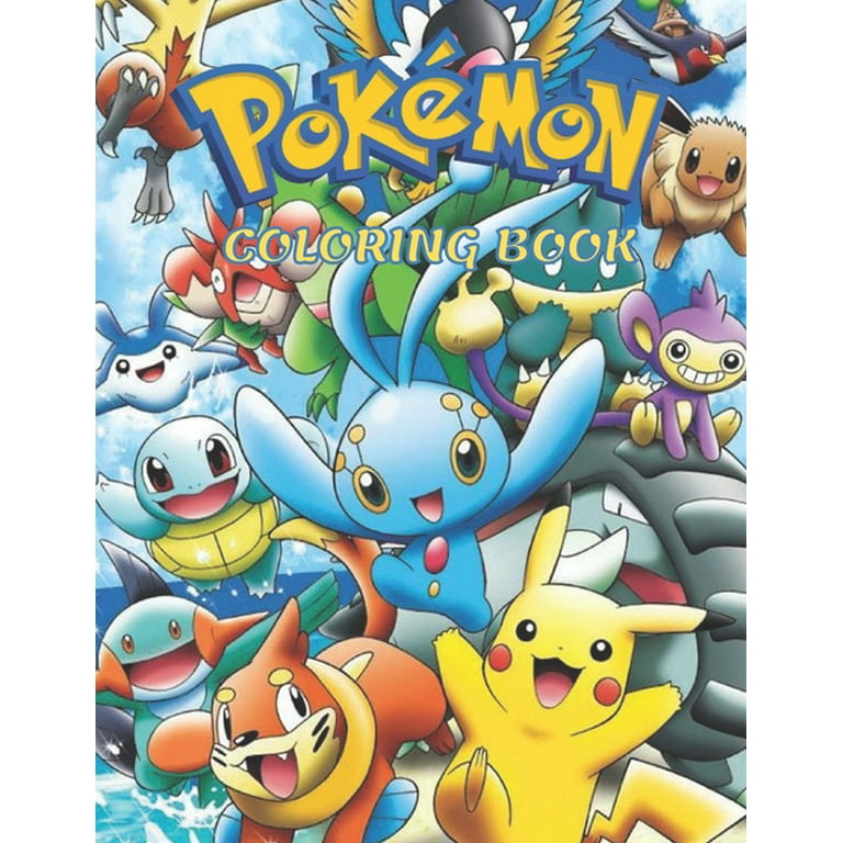 Coloring Books for Kids Ages 4-8 – Bundle with 3 Pokemon Coloring
