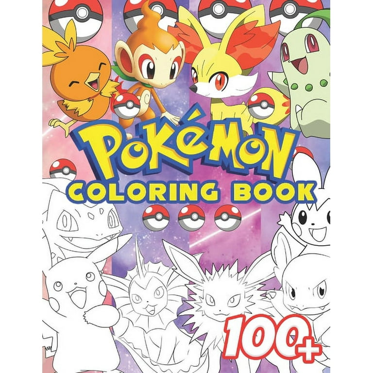 Pokemon Coloring Book Vol 2: Pokemon Coloring Books For Kids. 25 Pages,  Size - 8.5 x 11. (Paperback)