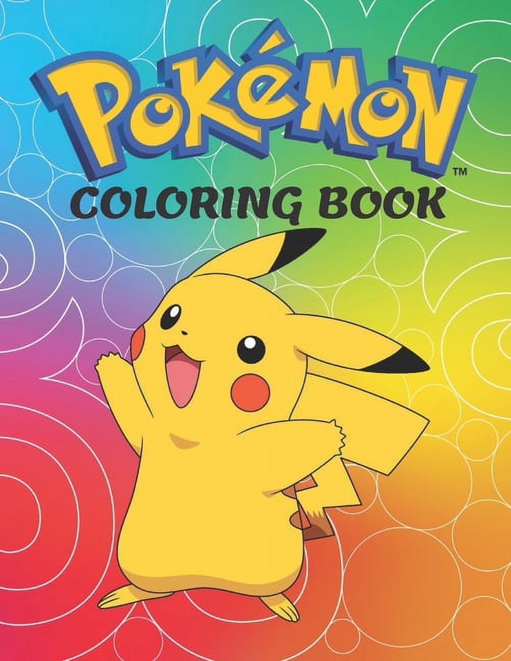 POKEMON Coloring Book PIKACHU with fun maze and rock, paper