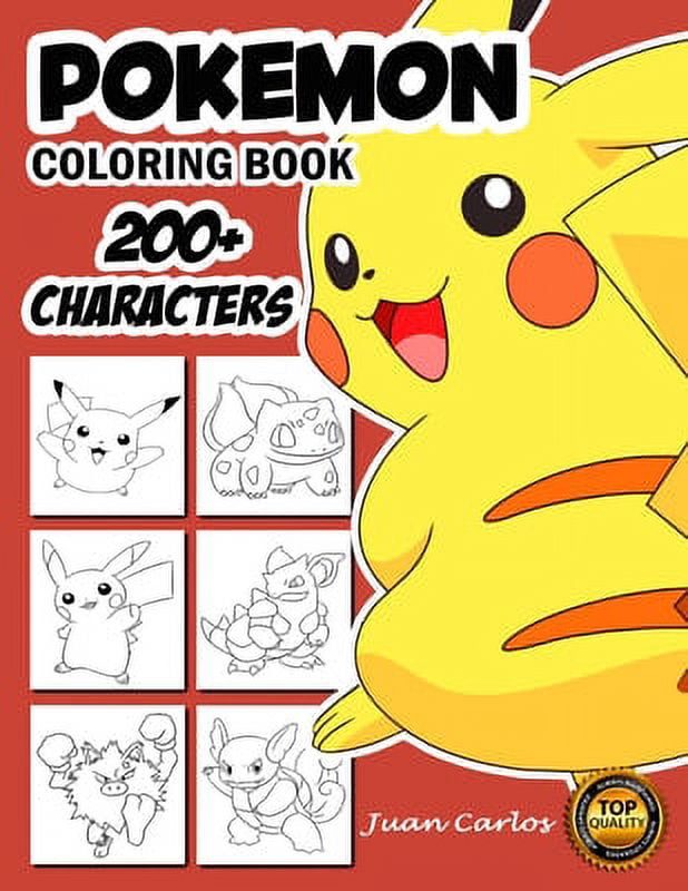 Pokemon Coloring Book Vol 2: Pokemon Coloring Books For Kids. 25 Pages,  Size - 8.5 x 11. (Paperback)