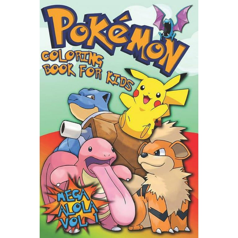 Pokemon Coloring Book (Generation 1 Vol 4): Activity Book For