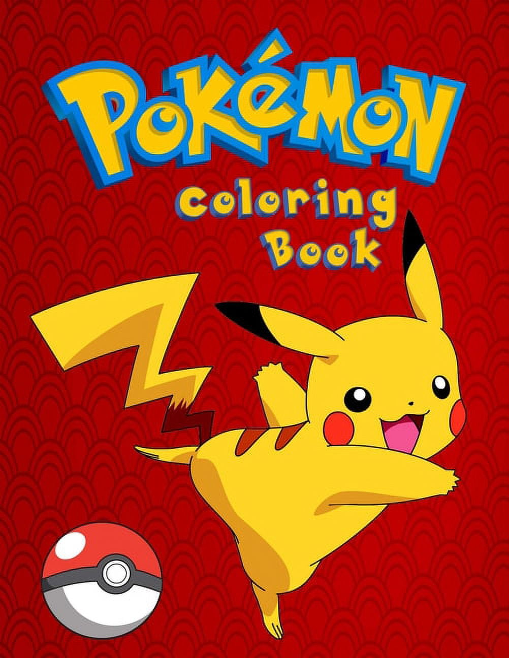 Pokemon Coloring Book Fun Gift Coloring Book For Kids 48 Years Old