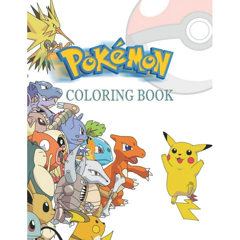 Great Choice Products Crenstone Exclusive Pokemon Coloring Book Set For Kids  Ages 4-8 - Bundle With Pokemon Poster Book, Pokemon Imagine Ink B…