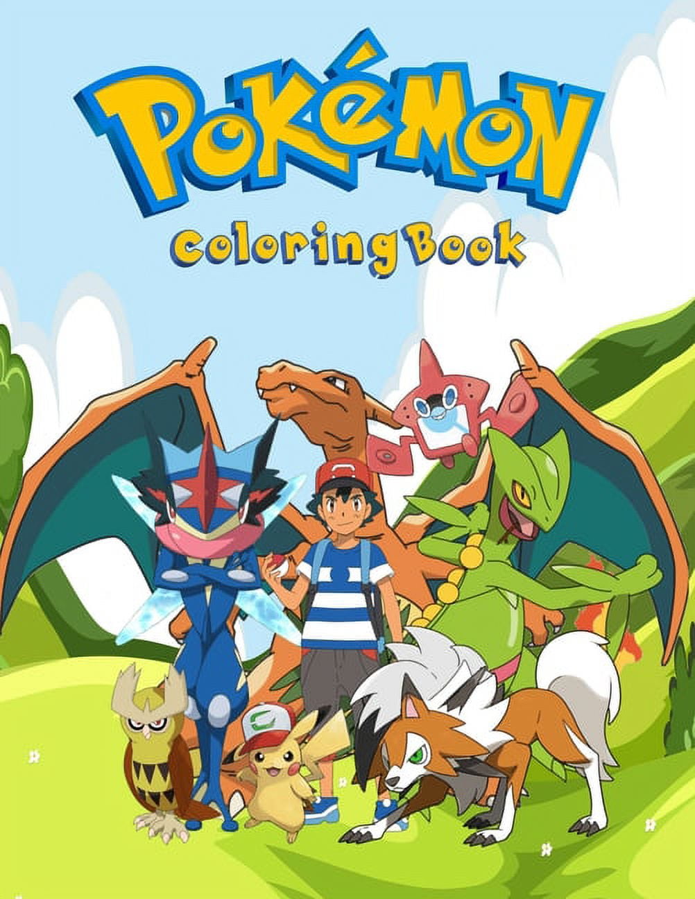 Pokemon Coloring Book: A Great Coloring Book on the Pokemon Characters. Great Starter Book for Young Children Aged 3+. an A4 80 Page Book for Any Avid Fan of Pokemon [Book]