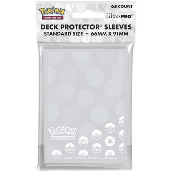 Pokemon Colorless Card Sleeves (65 Sleeves)
