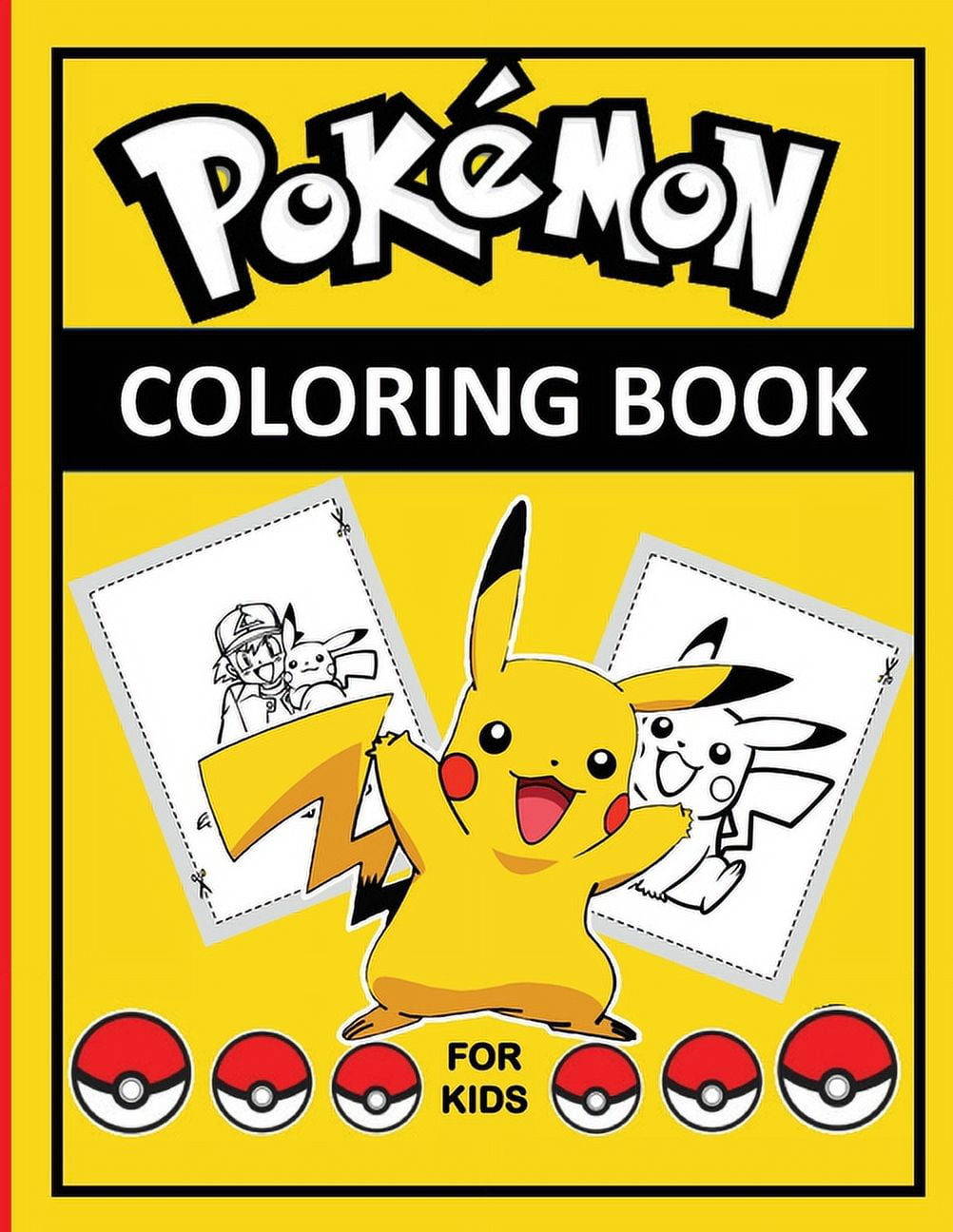 Pokemon Coloring Book Vol 2: pokemon coloring books for kids. 25 Pages,  Size - 8.5 x 11. (Paperback)
