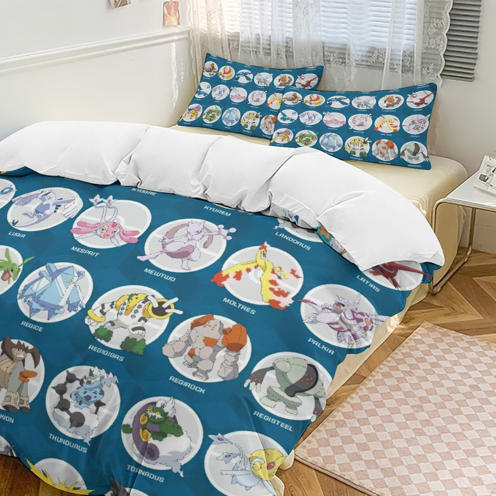Pokemon Comforter 3 Pieces Sets Soft Warm Fluffy Cozy Bedding 1