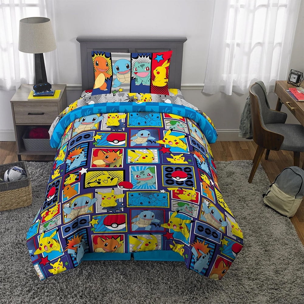 Bedding Sets Pokemon Twin Bed In A Bag Queen Size Pokemon Bed Set