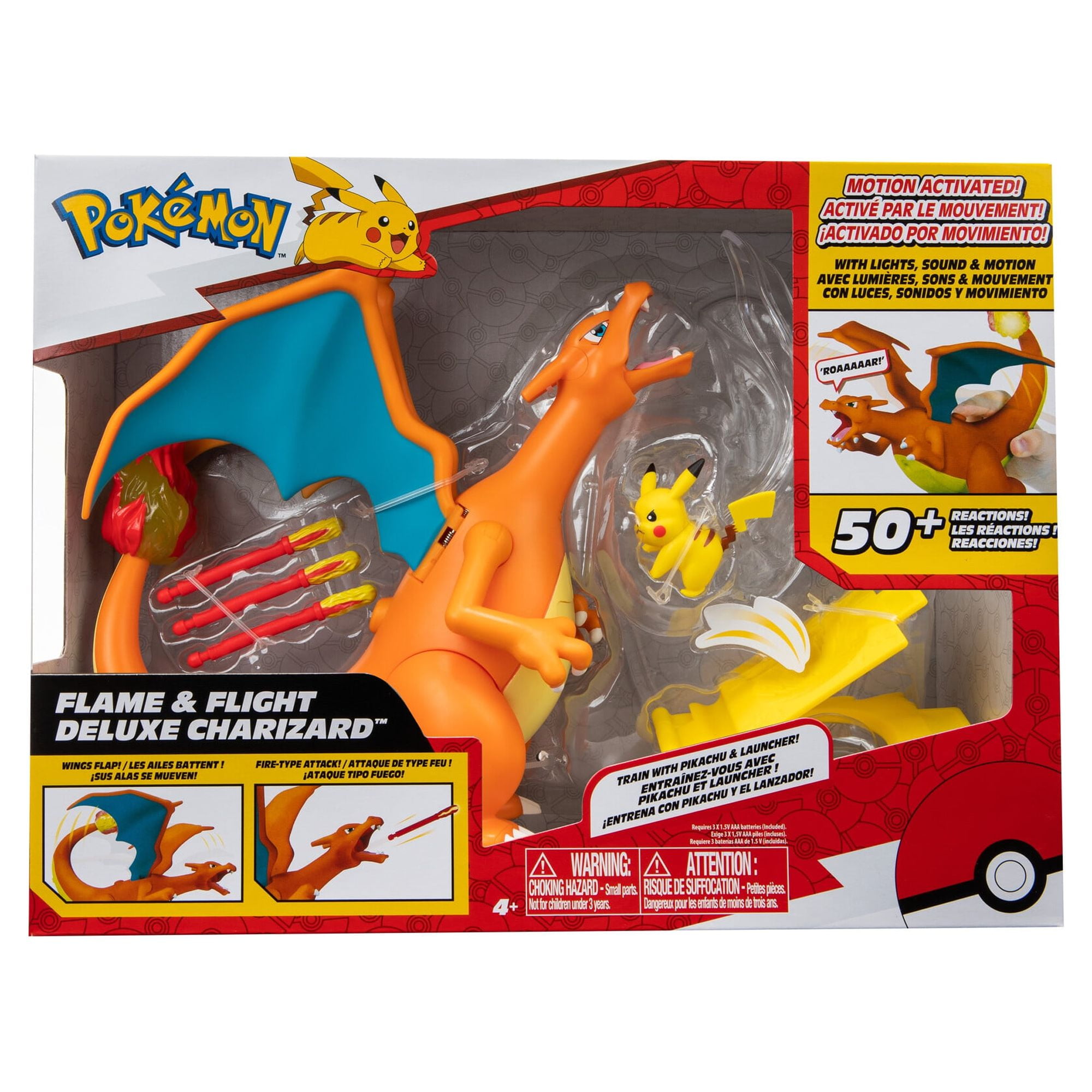 2021 Pokémon Charizard & Pikachu、2セット Free Shipping! Pokemon Charizard Deluxe Figure, 6-inch