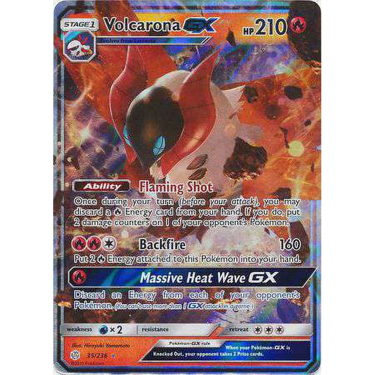 Pokemon Cosmic Eclipse Volcarona GX #35 - Walmart.com