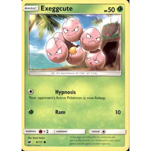 Pokemon Crimson Invasion Common Exeggcute #4