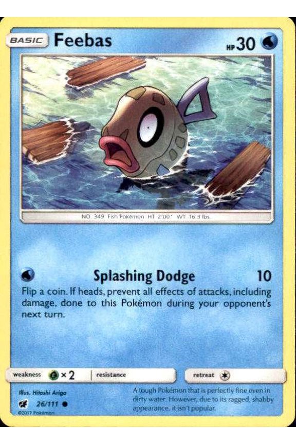 Pokemon Crimson Invasion Common Feebas #26