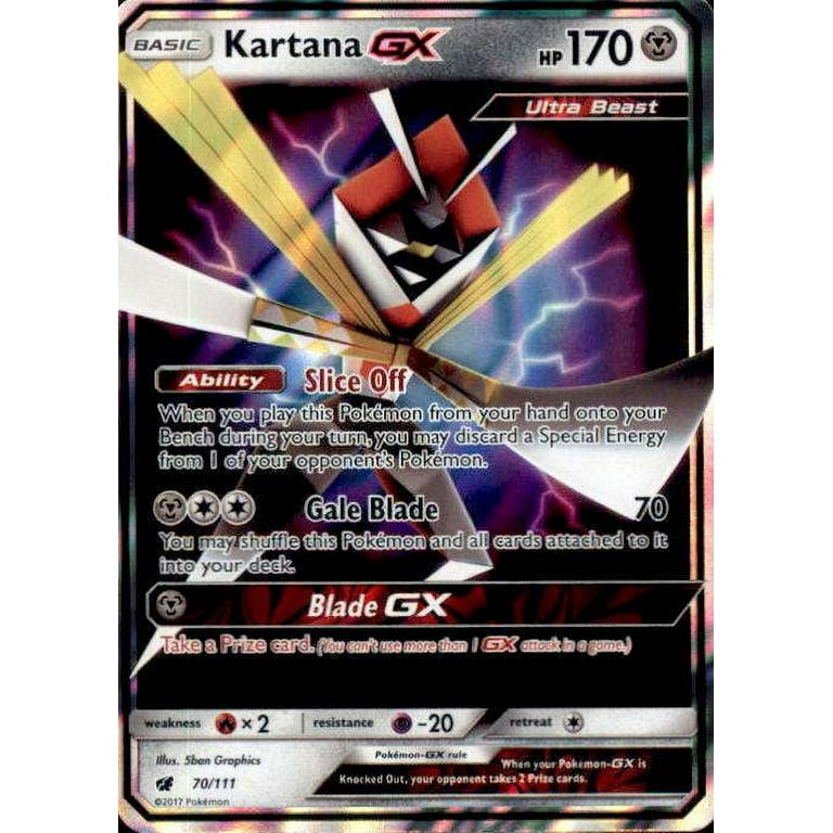 Pokemon Crimson Invasion Ultra Rare Kartana-GX #70 