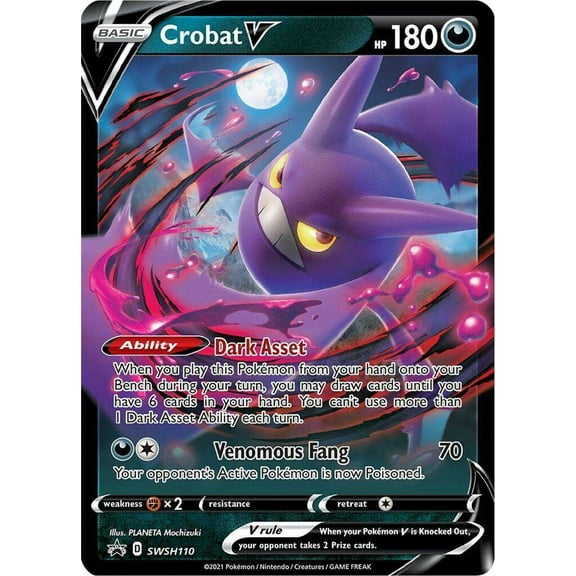 Pokemon Crobat V Loose Deck (50 Cards)